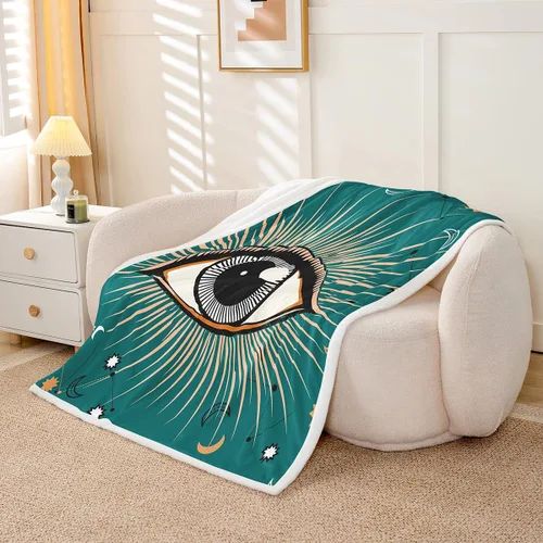 Miniatura 154 de Manta Throw con Estampado Egipcio Dorado Estilo Antiguo Egipto Manta Sherpa Patrón de Jeroglíficos del Antiguo Egipto Manta de Vellón para Niños