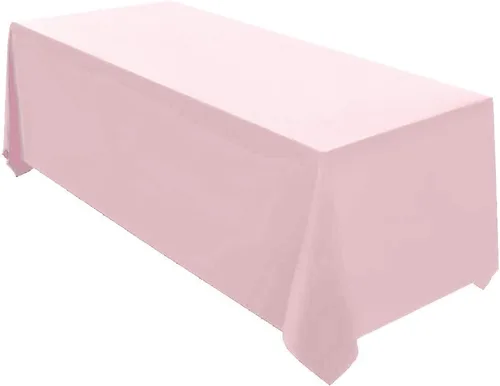 Miniatura 9 de Surmente Mantel rectangular de poliéster de 60 x 102 pulgadas para bodas, banquetes o restaurantes (negro, paquete de 2)