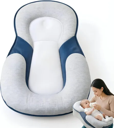 Miniatura 4 de Almohada de Reposo para Bebé Cojín para Reflujo Almohada para Lactancia, Alimentación con Biberón, Tiempo Boca Abajo