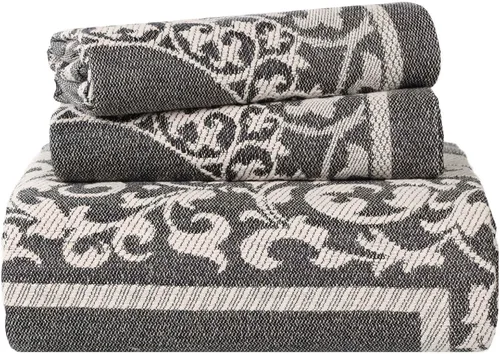 Superior Juego de colcha de mezcla de algodón, incluye 1 colcha a medida y 2 fundas de almohada a juego, manta ligera, decoración de cama, mandala