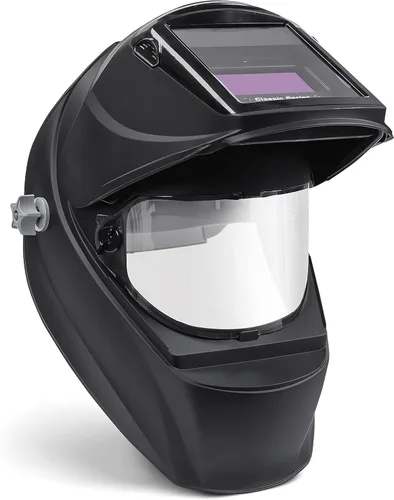 Miller 287794 Serie Clásica VSi Casco de Soldadura con Visera Abatible y Oscurecimiento Automático, Color Negro VSi Negro
