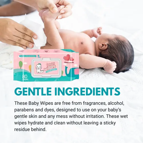 Miniatura 3 de Consumible Corner – Toallitas húmedas hipoalergénicas – Limpia la piel o la superficie – Seguro para pieles sensibles – Fórmula suave a base