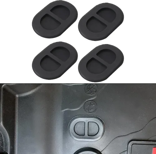 Miniatura 6 de Tapones de suelo para Jeep Wrangler de goma para el suelo, tapones de drenaje para Jeep Wrangler JK JKU JL JLU Gladiator JT 2007-2021 - 68194821AA