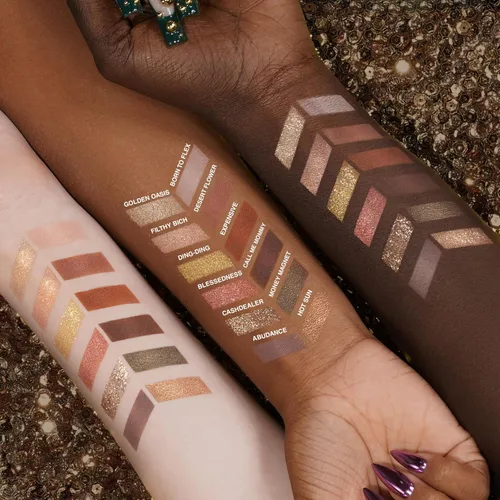 Miniatura 15 de SELESTIA BEAUTY Paleta de sombra de ojos de maquillaje Mother of Lights - 12 tonos mezclables con acabados mate y brillante - Paleta de sombras