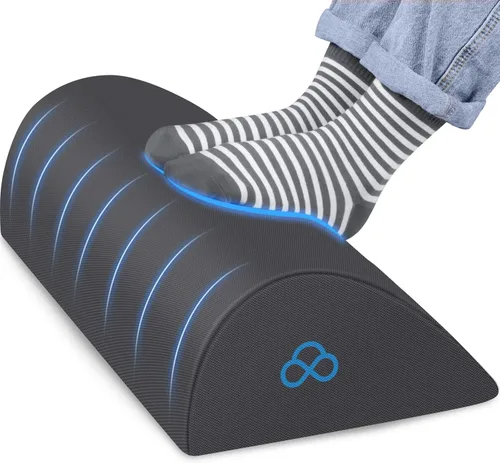 Miniatura 11 de StepLively Almohada ergonómica para reposapies debajo del escritorio en el trabajo, reposapiés antifatiga, almohada de apoyo para aliviar la fatiga