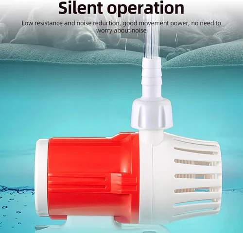 Miniatura 9 de Bomba de agua para acuario de 24 V CC 25 W, bomba de retorno ultra silenciosa, bomba sumergible, bomba de agua hidropónica solar sin escobillas