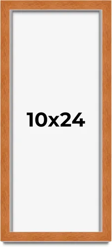 Miniatura 152 de Marco de 3 x 3 pulgadas, marco de madera maciza de nuez miel tradicional marrón Ancho de moldeo de 0.875 pulgadas Profundidad de conejo de 0.875
