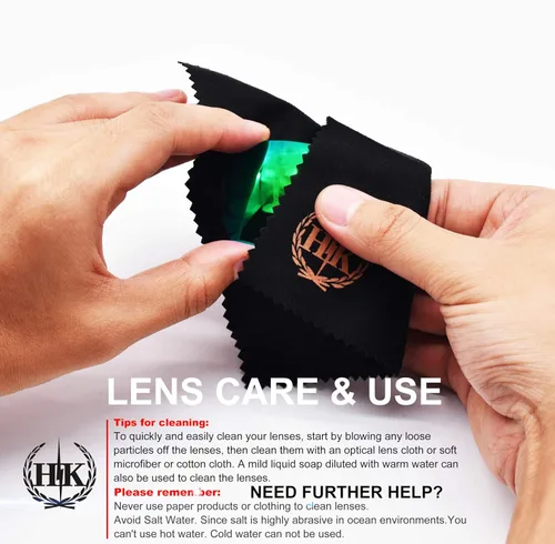 Miniatura 7 de hkuco Plus Lentes de repuesto para Oakley Batwolf anteojos de sol polarizadas, color plateado y transparente