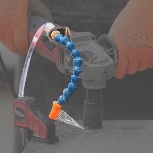 Raizi - Amoladora angular, accesorios de agua, bomba de agua y soporte con protector de fugas