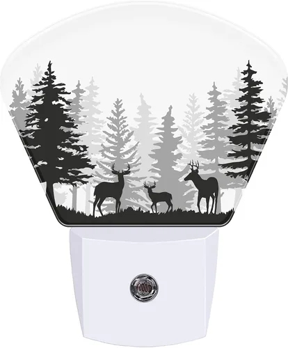 Miniatura 14 de Luz nocturna de patas de gato enchufable LED con sensor de atardecer a amanecer, lámpara de noche suave, adecuada para el hogar, dormitorio, baño