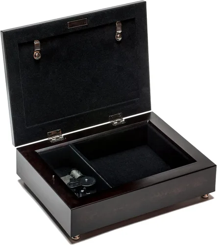 Miniatura 2 de Cottage Garden Many Women Do Noble Things Burlwood Jewelry - Caja de música que reproduce una gracia increíble