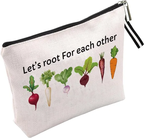 Miniatura 7 de Bolsa de maquillaje inspirada para mujer, bonita bolsa de cosméticos para amigos y familia, bolsa de aseo de viaje, bolsa de cosméticos portátil