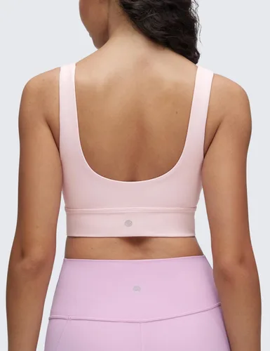 Miniatura 108 de CRZ YOGA Butterluxe - Brasier deportivo con espalda en U para mujer, cuello redondo, acolchado, de bajo impacto, para yoga, entrenamiento