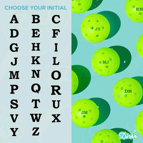Miniatura 4 de Dink Ink Letters – Marcador de pickleball reutilizable autoentintado Personaliza tus bolas de pickleball con precisión Tinta duradera de secado