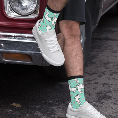 Miniatura 6 de Calcetines de vestir de pato novedosos calcetines casuales a media pantorrilla, divertidos calcetines lindos para mujeres y hombres
