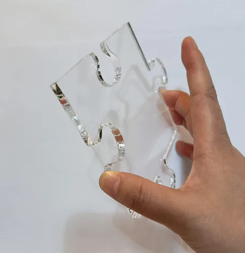 Miniatura 6 de Plantilla de montaña de rompecabezas,Plantilla de acrílico transparente,Plantilla de enrutador de carpintería
