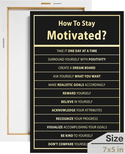 Miniatura 79 de Decoración de pared motivacional – Arte para colgar en la oficina, lienzo de reglas de trabajo, decoración de pared inspiradora, obra de arte En