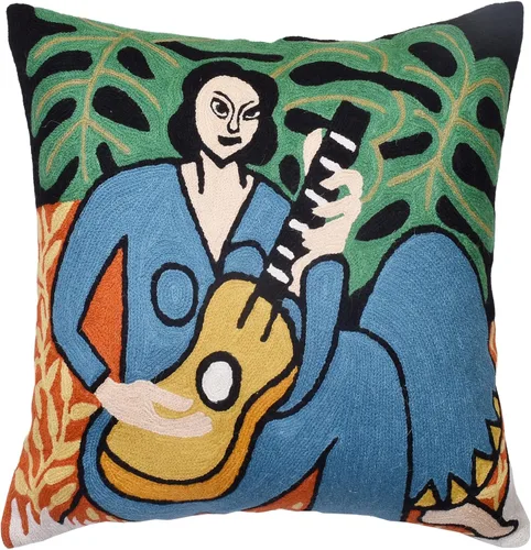 Miniatura 11 de Matisse Funda de almohada decorativa – Cojín moderno para silla Almohadas modernas de granja Almohada de flores para exteriores Cojines