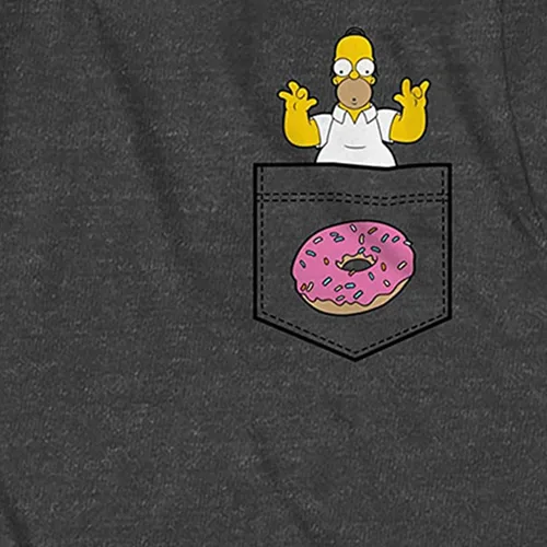 Miniatura 2 de The Simpsons Camiseta con logotipo de Krusty The Clown para hombre con logotipo de Krusty Burger
