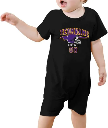 Miniatura 28 de Traje de fútbol personalizado para bebé, hace que tu bebé nombre y número de ropa de fútbol regalos