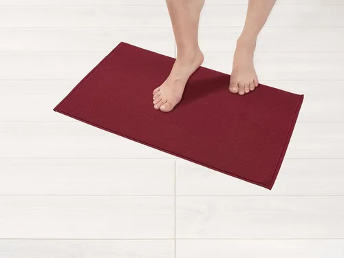 Miniatura 40 de American Soft Linen - Alfombra de baño antideslizante, 100% de algodón, 17 x 24 pulgadas, alfombras de baño lavables, tapetes peludos, color beige