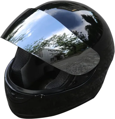 Miniatura 16 de TCT-MOTORPARTS - Casco de motocicleta con tapa abatible, de cara completa, certificado por el DOT, diseño de mariposa rosa y negro, casco deportivo