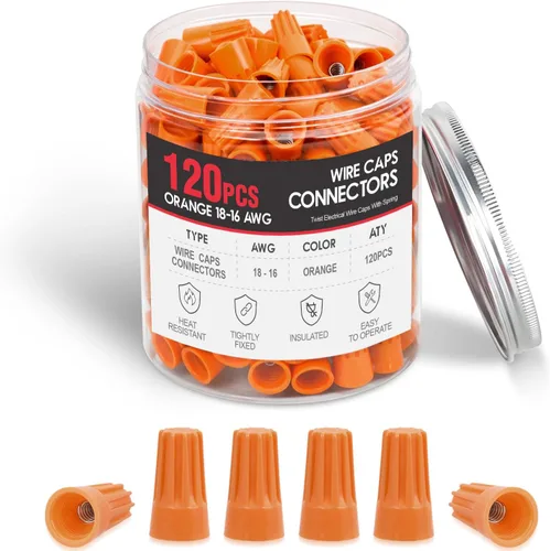 Miniatura 19 de Nilight Kit surtido de terminales aislados con grifo T y cable sin soldadura de empalme rápido, 100 unidades 22-18 18-14 12-10 AWG T Tap 100