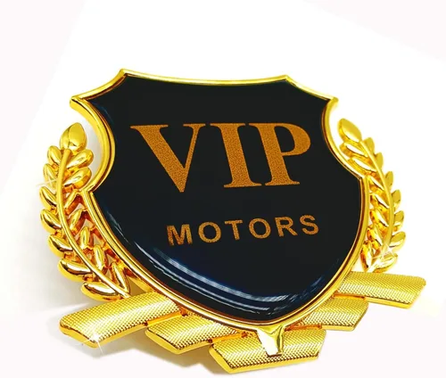 Adhesivo de metal VIP 3D para automóvil, decoración de emblema de automóvil, decoración de automóvil, calcomanías de insignia VIP para automóviles,