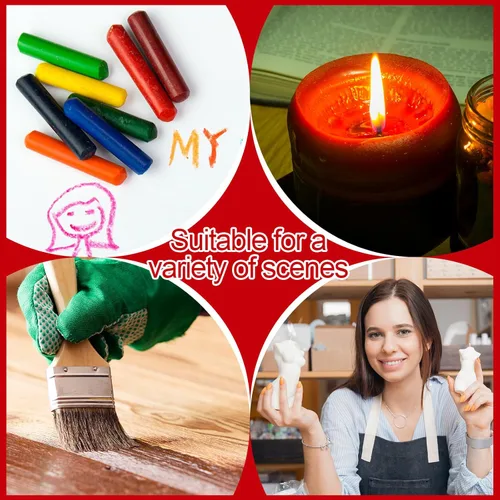 Miniatura 7 de Bloque de cera de queso para conservar queso, 2.2 libras, cera roja para hacer queso con cepillo para almacenamiento a largo plazo, para una