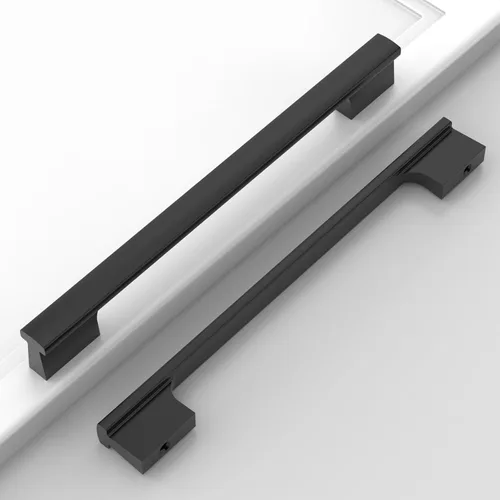 Miniatura 47 de Paquete de 12 tiradores para gabinete de 4 pulgadas (102mm) de níquel satinado cepillado, accesorios para gabinetes de cocina, cajones, cómodas
