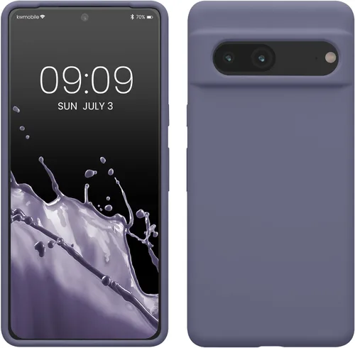 Miniatura 19 de kwmobile Funda compatible con Google Pixel 7 - Funda de silicona TPU con acabado suave - Piedra antigua
