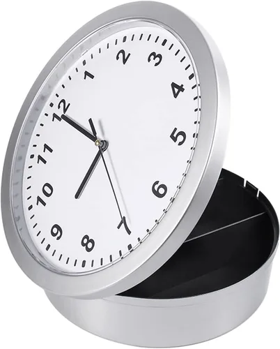 Miniatura 2 de Reloj-, oculto reloj de pared secreto- caja de contenedores para efectivo, joyas, objetos de valor, almacenamiento de efectivo Defult