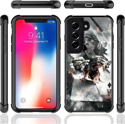 Miniatura 295 de CARLOCA Funda compatible con Samsung Galaxy S22 Ultra, diseño gráfico de Star Howling Wolfs Samsung Galaxy S22 Ultra, diseño gráfico, a prueba