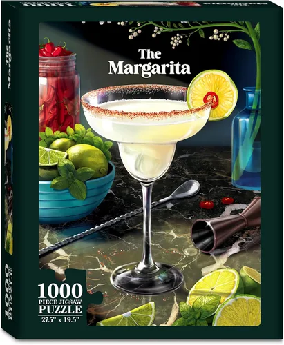 Miniatura 8 de Rompecabezas de 1000 piezas – La Margarita, diversión que aumenta el cerebro para adultos, familias, amigos, noches de juego, póster incluido