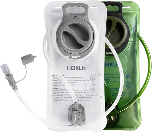 Miniatura 13 de HEIKLN Bolsa de hidratación de 1.5L-2L-3L, depósito de agua a prueba de fugas, sin BPA, bolsa de almacenamiento de agua militar, bolsa de 2L