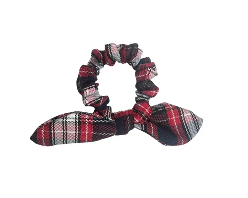 Miniatura 3 de Back to School/Uniform Plaid Scrunchie bunny ear Bowknot/School Uniform Plaid/Ponytail Bow Scrunchie/Plaid Accessories (Crusaders-Plaid 61)