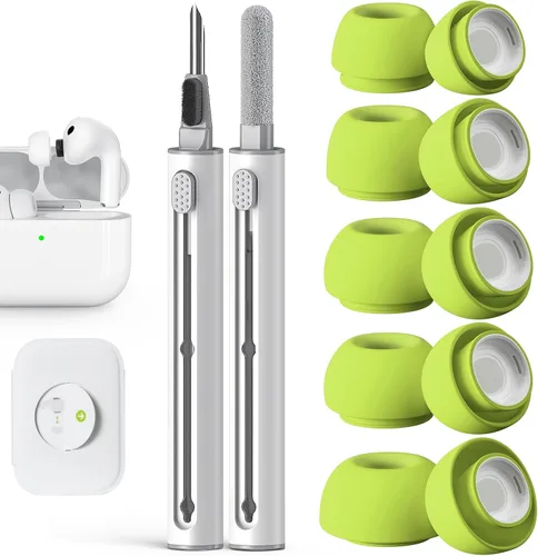 Miniatura 41 de Pohgelan Compatible con AirPods Pro de 2ª/1ª Generación Puntas de Repuesto para Auriculares, con Orificio de Reducción de Ruido y Pantalla