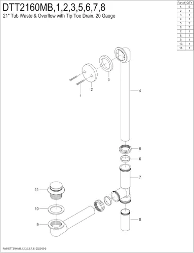 Miniatura 6 de KINGSTON BRASS VTDE603122R - Bañera acrílica contemporánea de 60 pulgadas con drenaje a la derecha y orificios de desbordamiento, color blanco