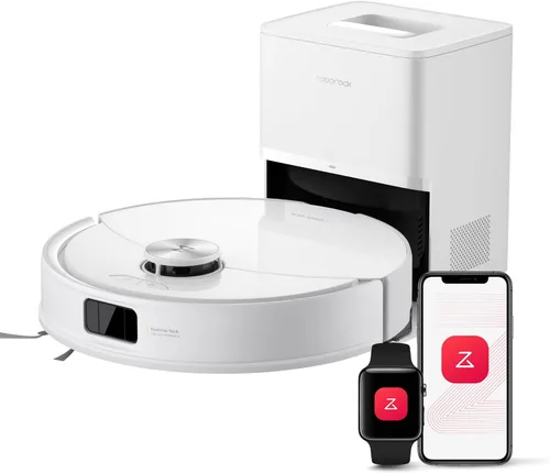 roborock Robot aspirador y trapeador Q10 S5+, succión de 10,000 Pa, mejorado desde Q8 max+, 70 días de autovaciado, evita obstáculos, trapeador