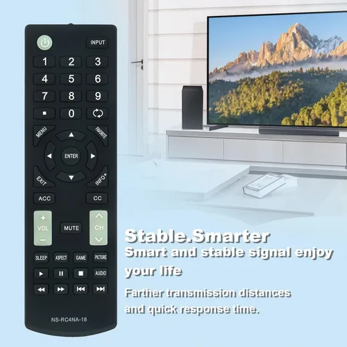 Miniatura 3 de NS-RC4NA-18 Reemplazo de control remoto para Insignia LED TV NS-40D420MX18 NS-49D420NA18 NS-55D420MX18 NS-40D420NA18 NS-55D420NA18 NS-39D310NA17