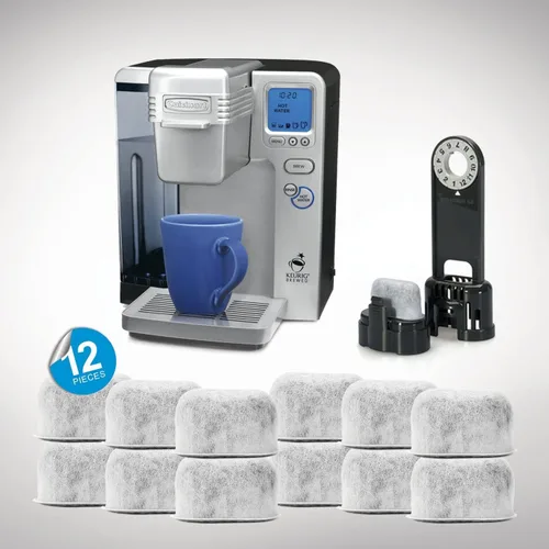 Miniatura 5 de Paquete de 12 filtros de agua de carbón de repuesto para todas las máquinas de café Cuisinart, filtros compatibles con Cuisinart (no KEURIG)