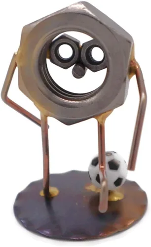 Miniatura 4 de Figura de arte de metal coleccionable hecha a mano, accesorios de escritorio, trofeo, regalo de jefe, decoración de oficina en casa