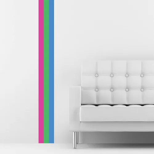 Miniatura 11 de Pegatinas de pared con diseño de rayas de orgullo – LGBTQ+ Pride Decor (Philadelphia POC)