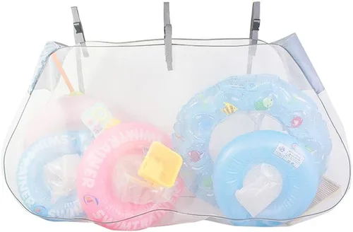 Miniatura 2 de VALINK Bolsa de almacenamiento para flotador de piscina, bolsa de almacenamiento de juguetes para piscina, bolsa de red grande para colgar