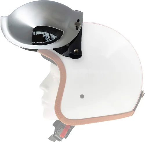 Miniatura 4 de Visera universal para casco de motocicleta, escudo contra el viento (burbuja/transparente)