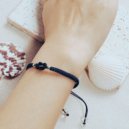 Miniatura 22 de Pulseras hechas a mano, pulseras para mujeres y hombres, pulsera ajustable con inicial, regalos de joyería para mamá, esposa, novia, ella, amigos