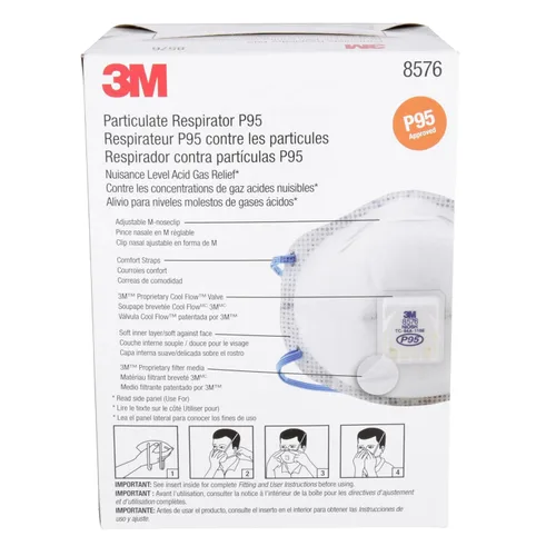 Miniatura 4 de 3M respirador para partículas, con alivio para niveles molestos de gases
