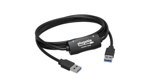 Plugable Cable de transferencia USB 3.0 para PC con Windows - Transferencia de datos de alta velocidad, sincronización fácil de archivos de PC a PC,