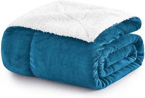 Miniatura 8 de MOONLIGHT20015 Mantas Sherpa de color rosa bebé tamaño King para cama – Paquete al por mayor de 9 mantas Sherpa – Manta suave y esponjosa