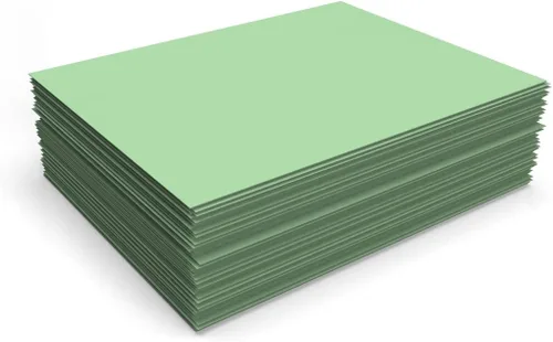 Miniatura 4 de LUXPaper Cartulina de 8.5 x 11 pulgadas, tamaño carta, verde pastel, cubierta de 65 libras, 50 unidades Verde pastel - 65 libras.